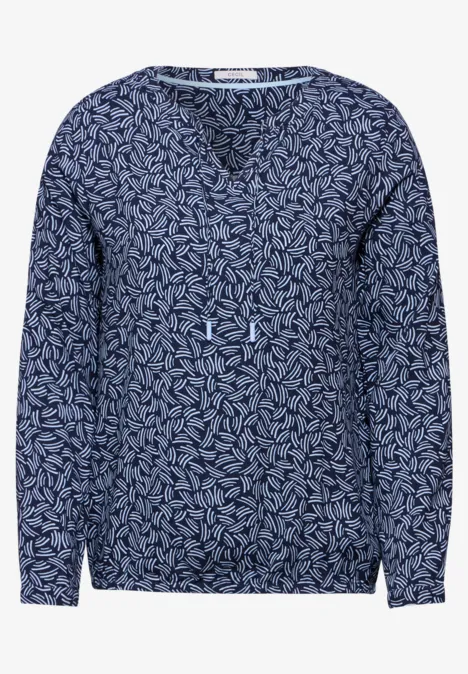 Bedruckte Tunika universal blue
