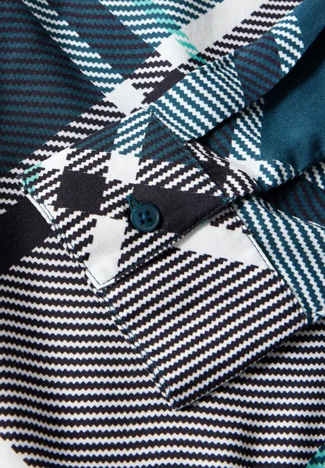 Karierte Bluse atlantic green
