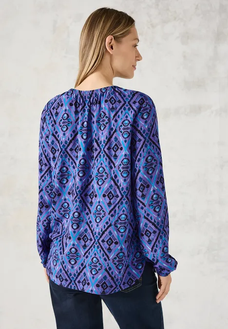 Blouse imprimée wild lilac