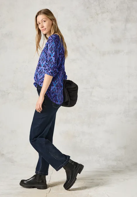 Blouse imprimée wild lilac