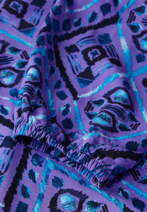 Blouse imprimée wild lilac