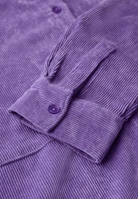 Cordbluse wild lilac