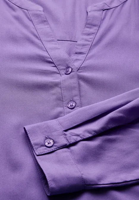 Bluse in Unifarbe gentle lilac
