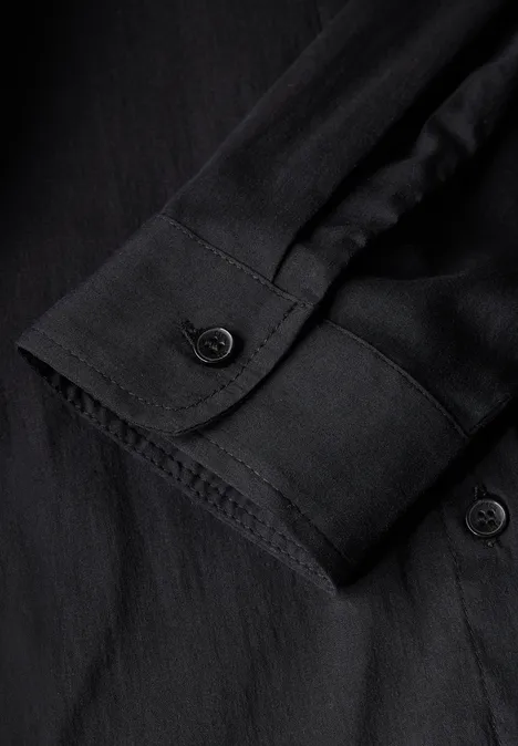 Bluse mit Glitzer-Details Black