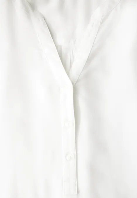 Lange Bluse vanilla white