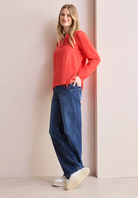 Tunika in Unifarbe juicy orange
