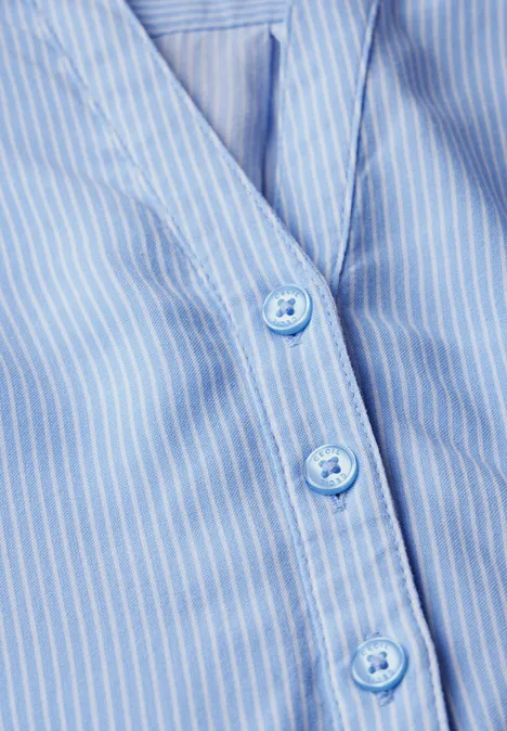 Gestreifte Bluse fresh light blue