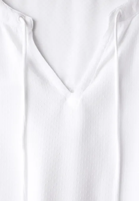 Tuniek in effen kleur White