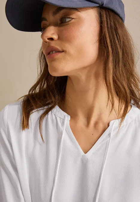 Tuniek in effen kleur White