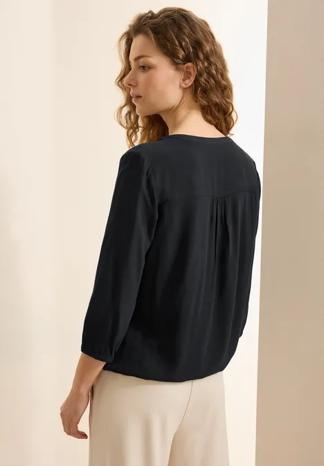Tunika in Unifarbe Black