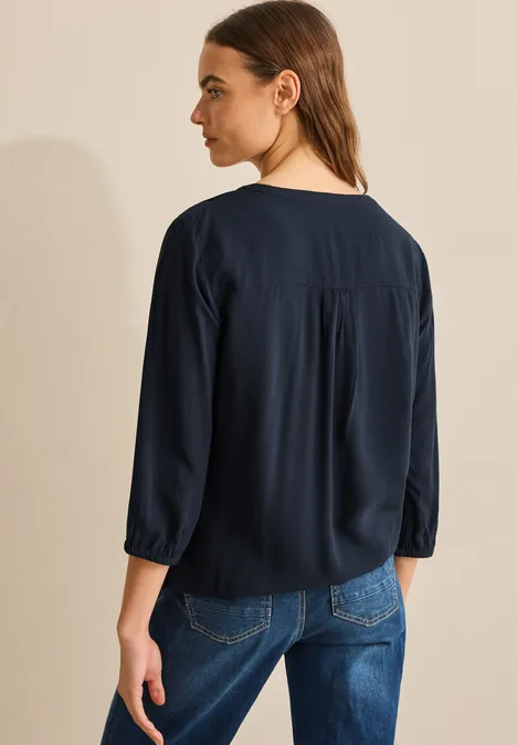 Tunika in Unifarbe universal blue