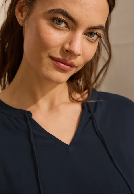 Tunika in Unifarbe universal blue