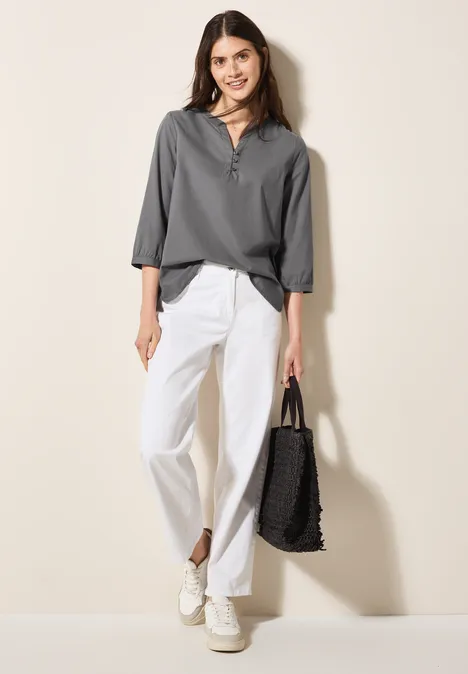 Leichte Tunika graphite light grey