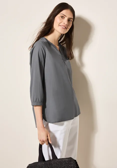 Leichte Tunika graphite light grey