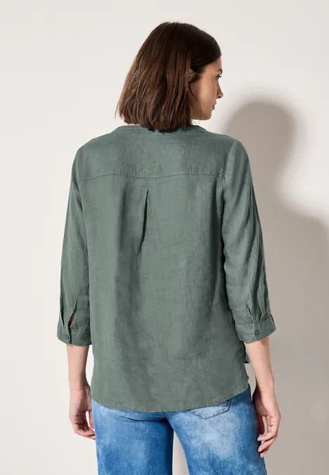 Leinenbluse balmy khaki
