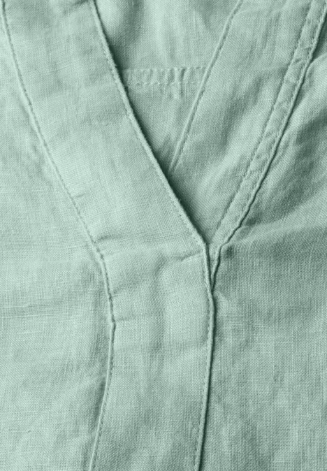 Linnen blouse ice sage green