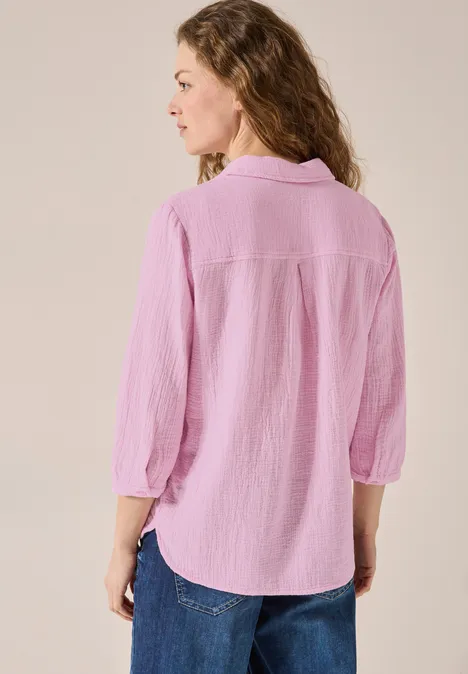 Musselin Bluse cherry blossom pink