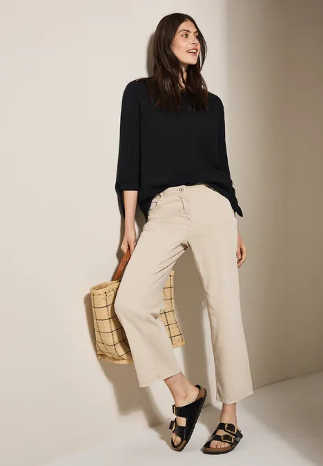 Musselin Bluse Black