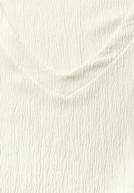 Strukturbluse vanilla white