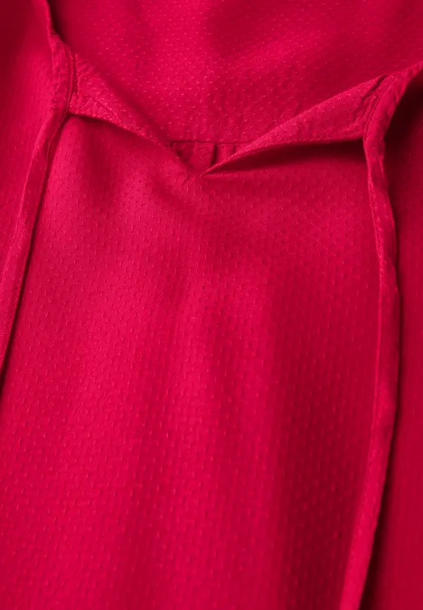 Tunika in Unifarbe glazed apple red