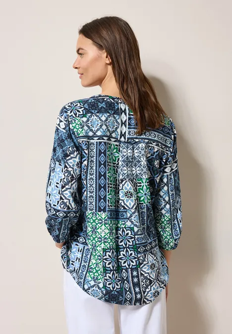 Blouse imprimée universal blue