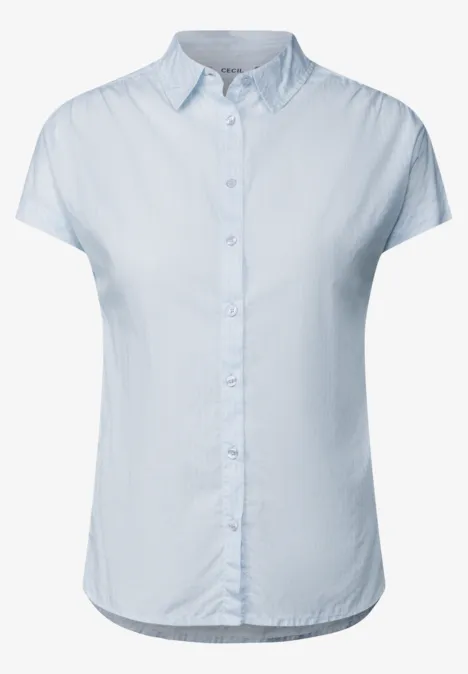 Gestreifte Hemdbluse pastel blue