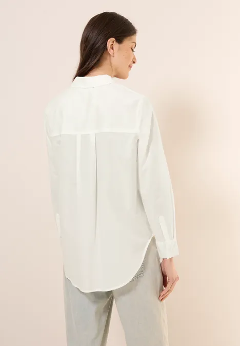 Sommerliche Hemdbluse vanilla white