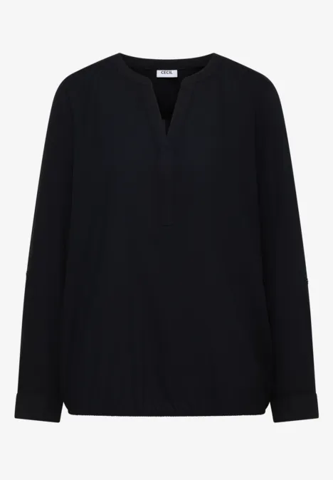 Blouse en couleur unie urban dark blue