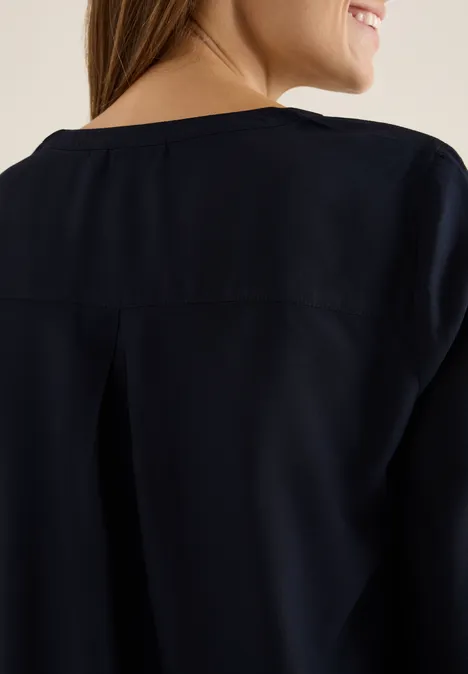 Blouse en couleur unie urban dark blue