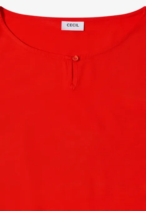 Bluse in Unifarbe pumkin orange