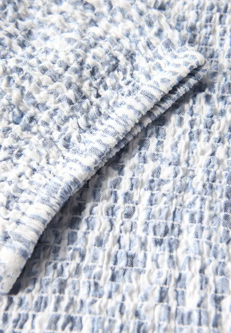 Strukturbluse vanilla white