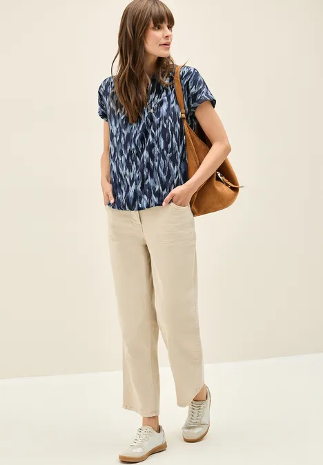 Gemusterte Tunika urban navy blue