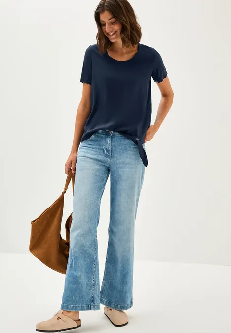 Bluse mit Knotendetail urban navy blue