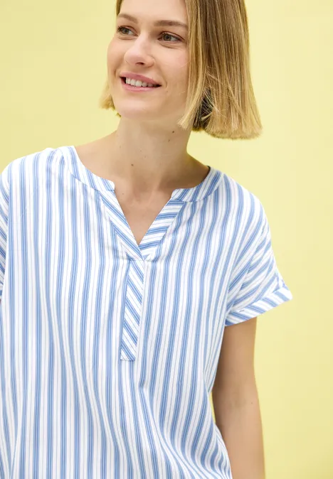 Gestreiftes Blusenshirt deep pastel blue