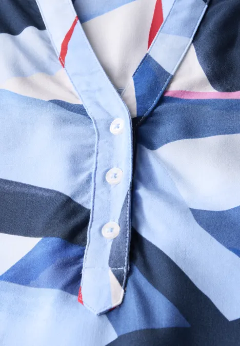 Gemustertes Blusenshirt urban navy blue