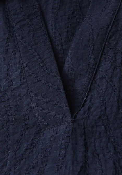 Blusenshirt mit Struktur urban navy blue