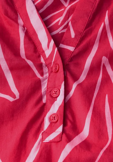 Print-Mix Bluse glazed apple red