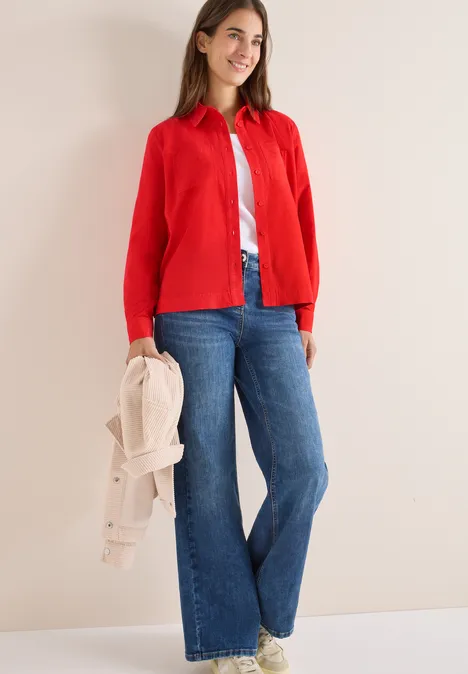 Cord Hemdbluse pumpkin orange Cord Hemdbluse pumpkin orange