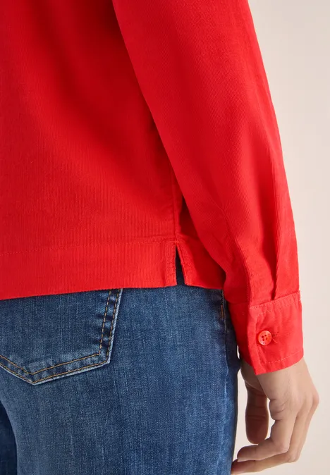 Cord Hemdbluse pumpkin orange Cord Hemdbluse pumpkin orange