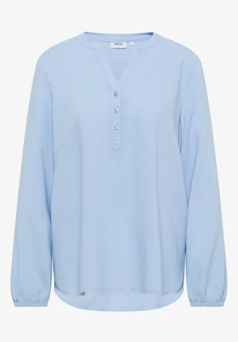 Tunika in Unifarbe mountain blue