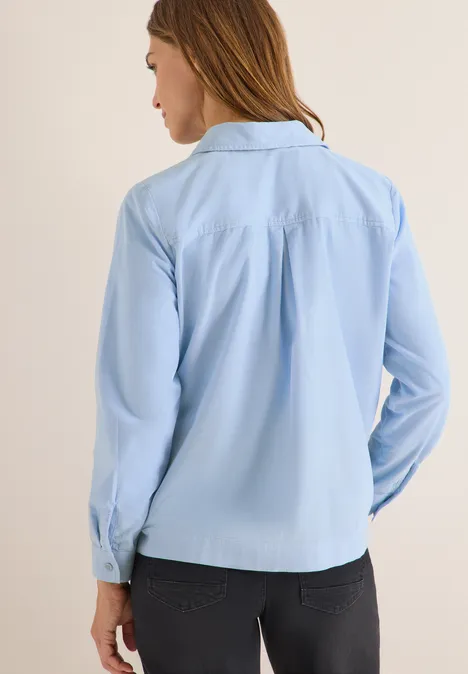 Cord Hemdbluse light sky blue