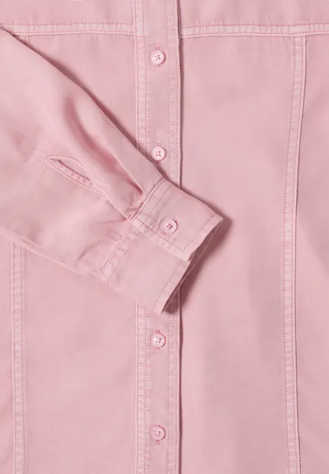 Colored Lyocell Hemdbluse blossom corduroy
