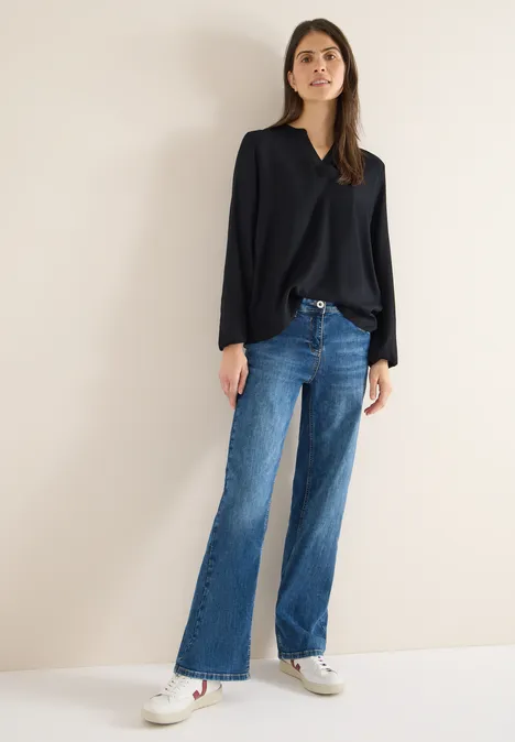 Tunika w jednolitym kolorze Black Tunika w jednolitym kolorze Black