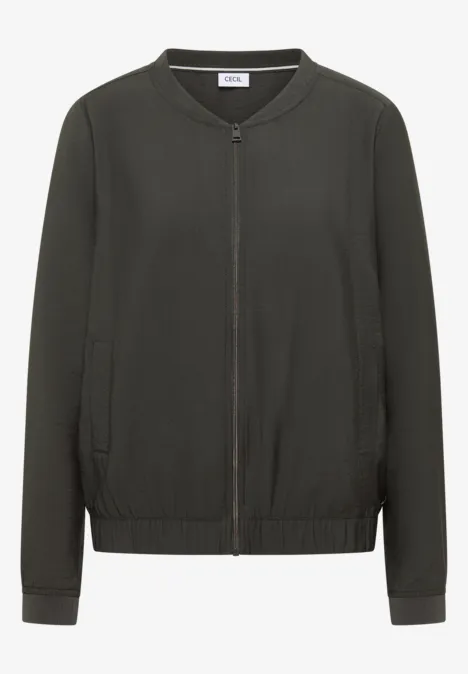 Blouson in effen kleur raw khaki