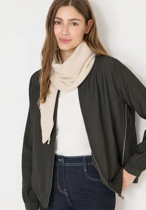 Blouson in effen kleur raw khaki