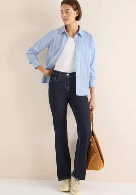 Bluzka koszulowa w paski null Bluzka koszulowa w paski null