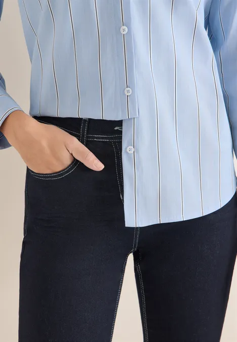 Bluzka koszulowa w paski null Bluzka koszulowa w paski null