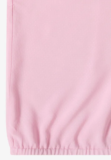 3/4-mouwen blouse met gespleten hals light blush rose