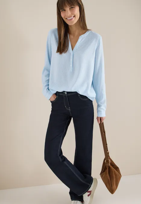 Gestreifte Bluse blouse blue Gestreifte Bluse blouse blue