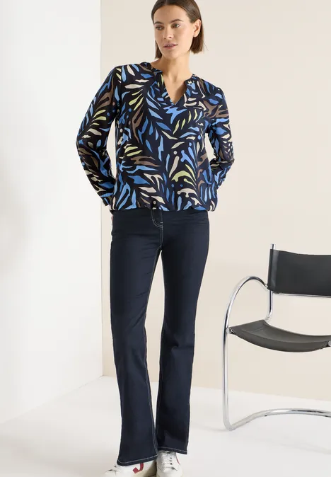 Gemusterte Bluse universal blue Gemusterte Bluse universal blue